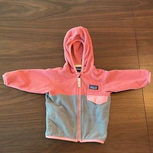 Pink Patagonia Fleece 3-6mo